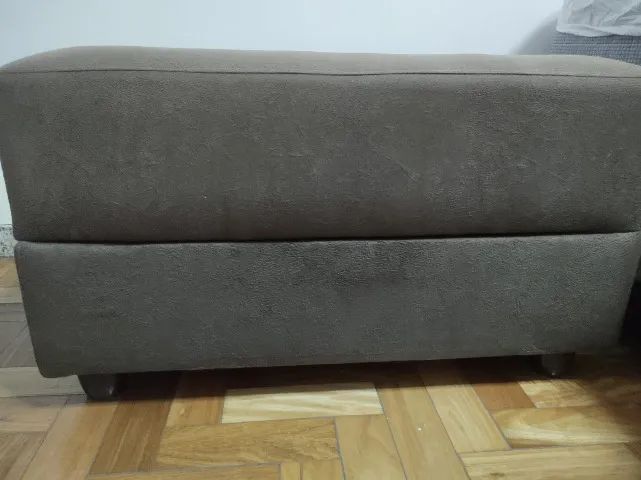SOFÁ CAMA - SUEDE - MARROM - Foto 2