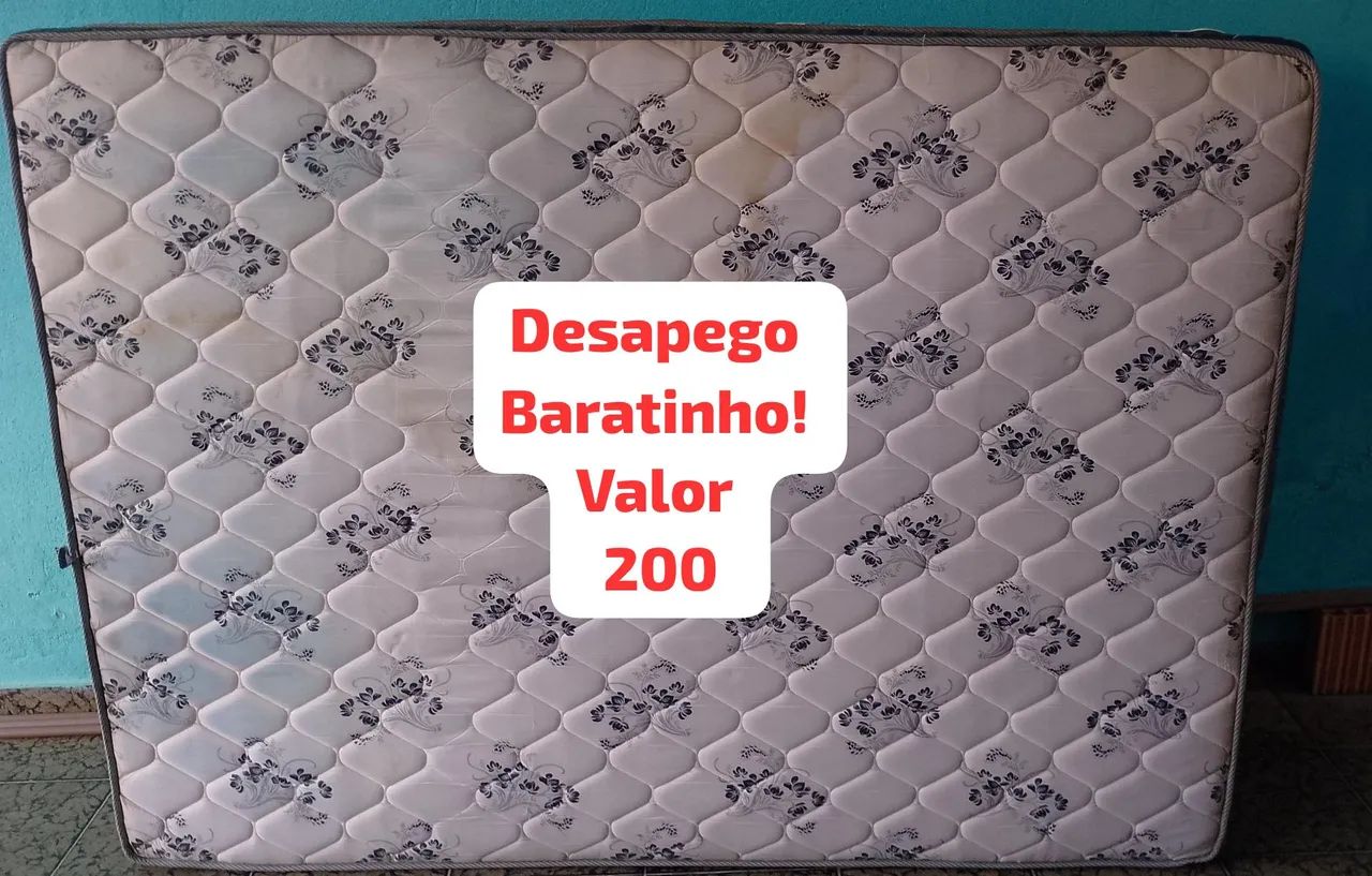 Cama box casal / desapego baratinho 