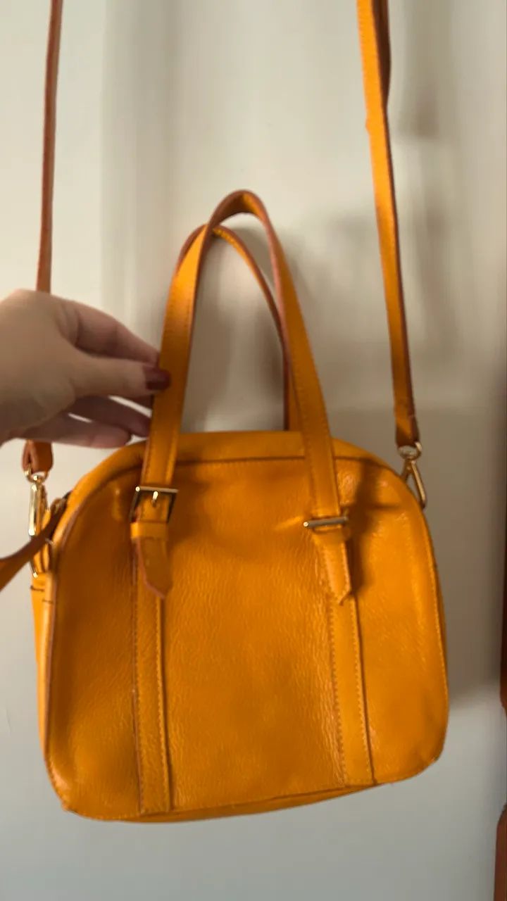 Bolsa de couro Josefina Rosacor - Foto 2