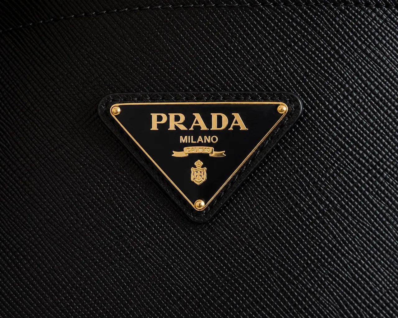 PRADA - Bolsa Tote Double Saffiano Medium Preta - Foto 2