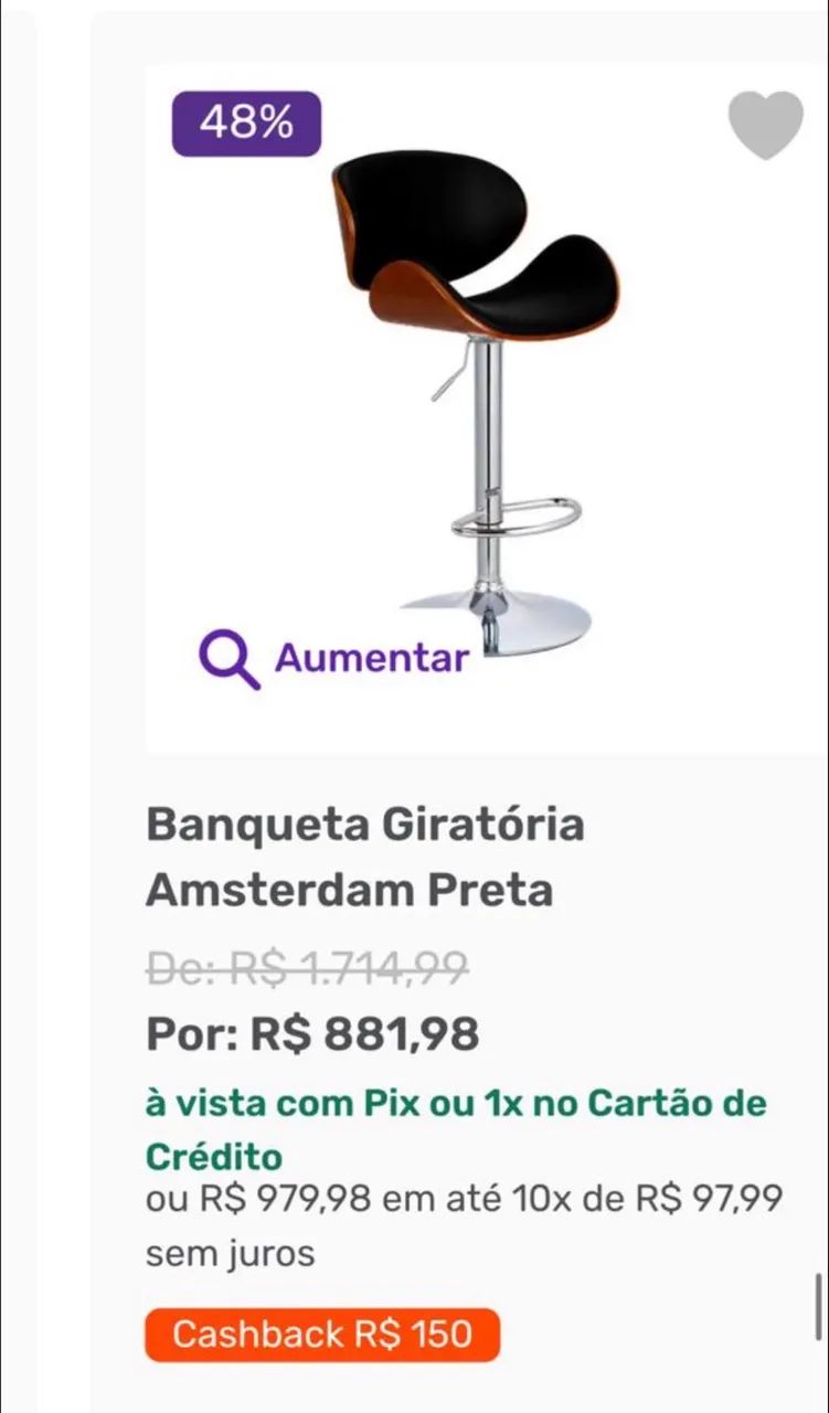 Banqueta (kit com 3) - Foto 5