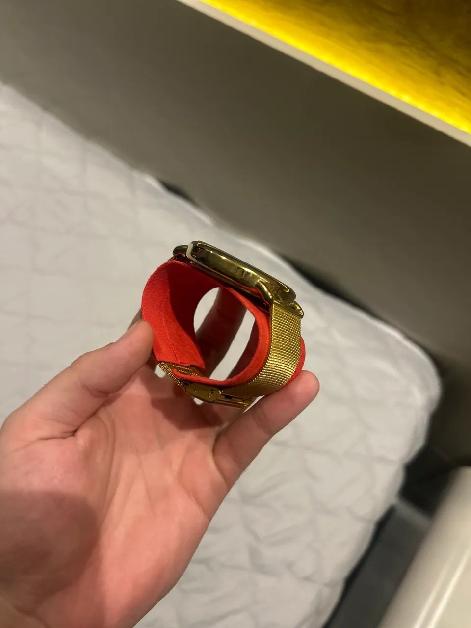 Relógio Masculino Casual Dourado Mondaine - Foto 2