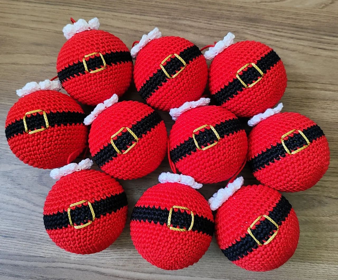 Bola de Natal Noel - Kit com 10 - Foto 4