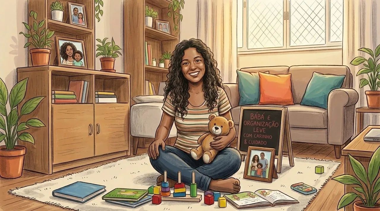  babá e organização doméstica 