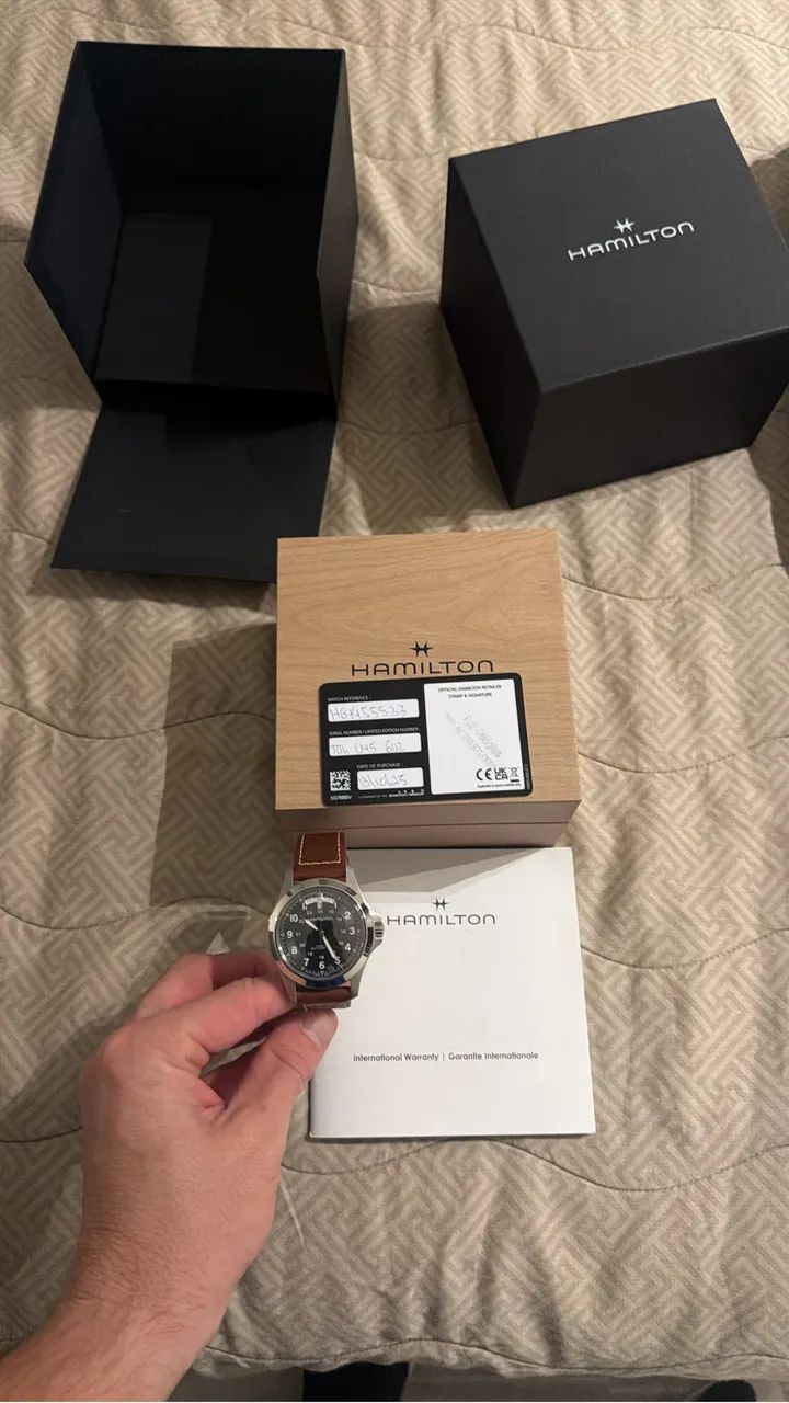 Relógio Hamilton Khaki