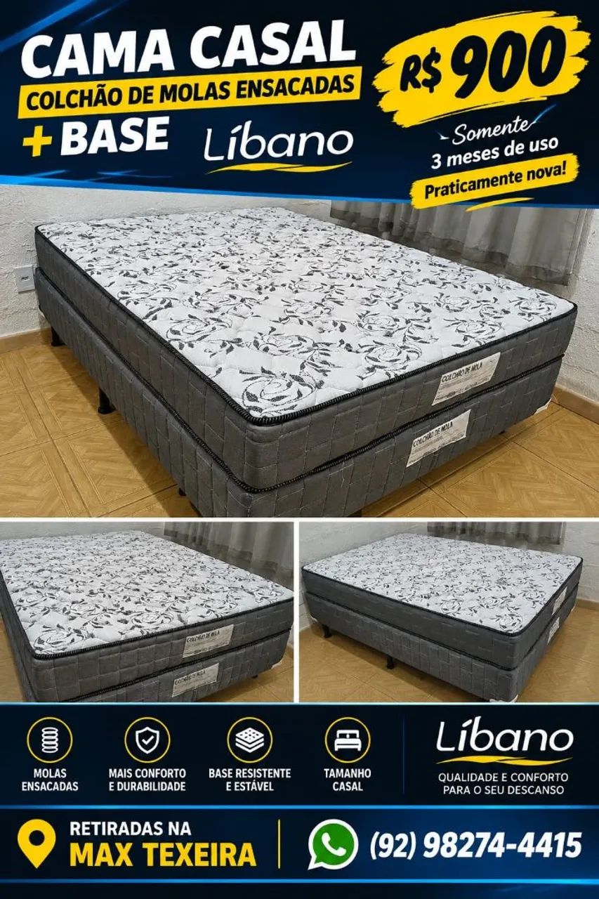 Cama molas ensacadas 