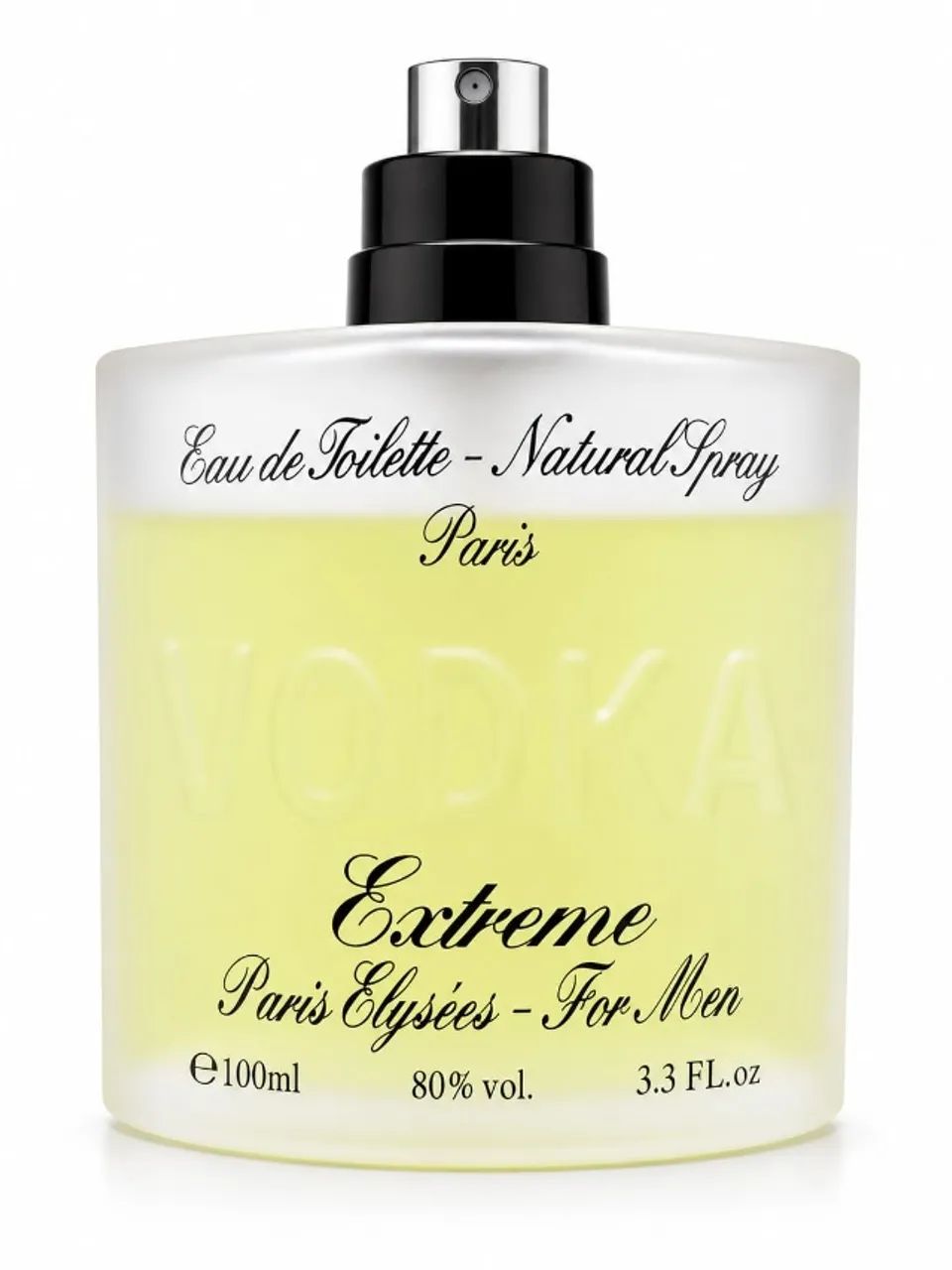 Perfume Vodka Extreme For Men EDT Paris Elysees 100ml (Sem caixa e sem tampa)