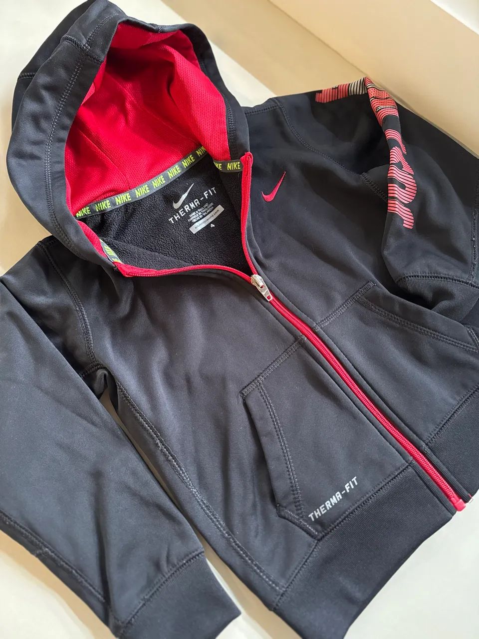 Moletom Infantil Nike Therma-FIT com Capuz - Foto 3
