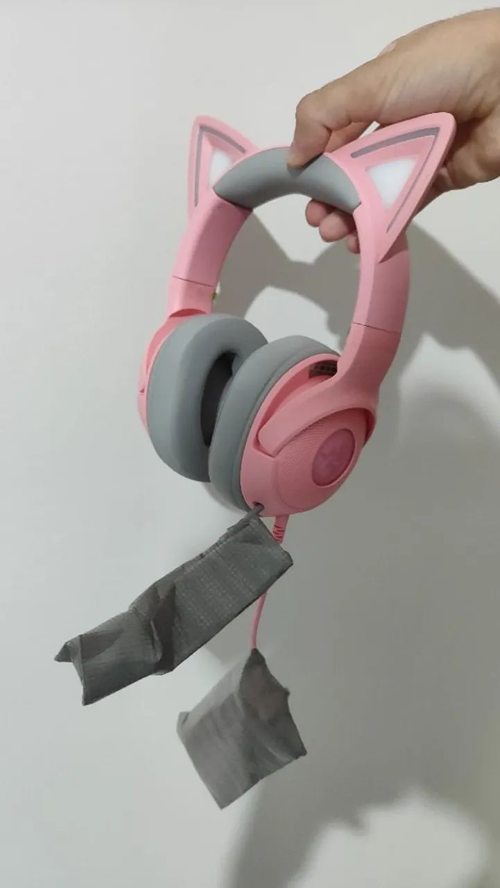 Headset Kraken kitty v2 pink Razer - Foto 5