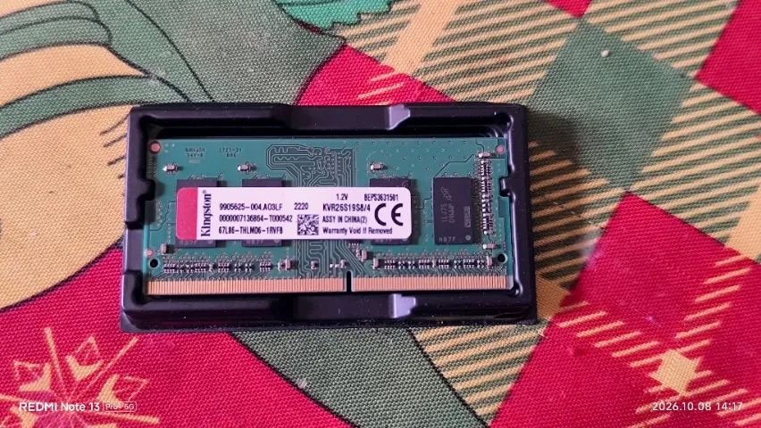 Memória ram de notebook DDR4