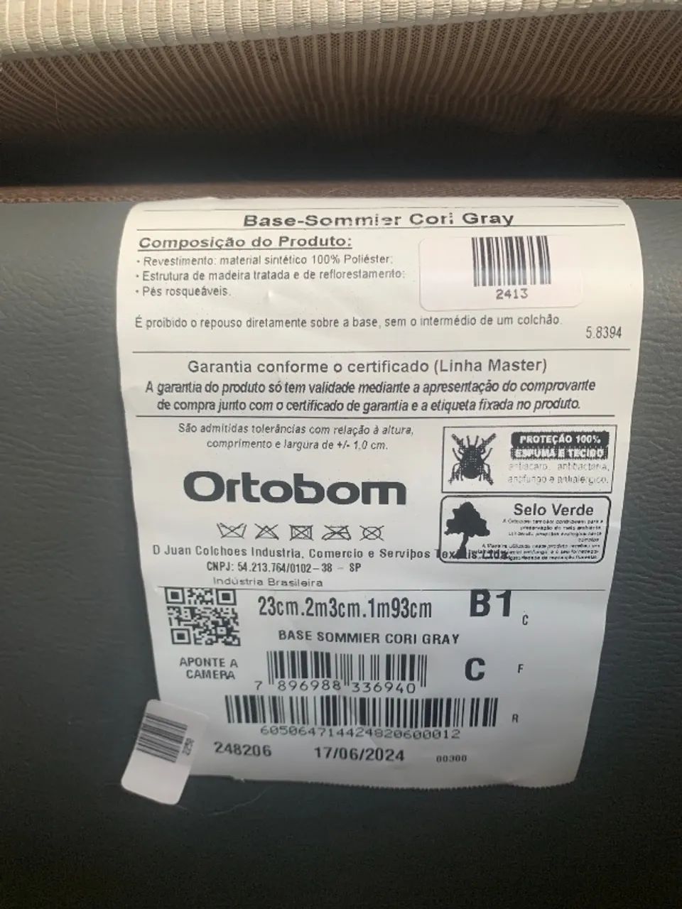 Cama King e Box Ortobom molas ensacadas - Foto 3