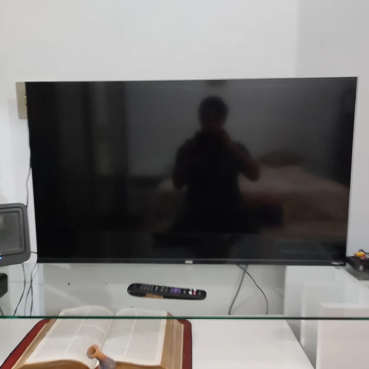 Smart TV 43 polegadas AOC Full HD Roku TV - Foto 3