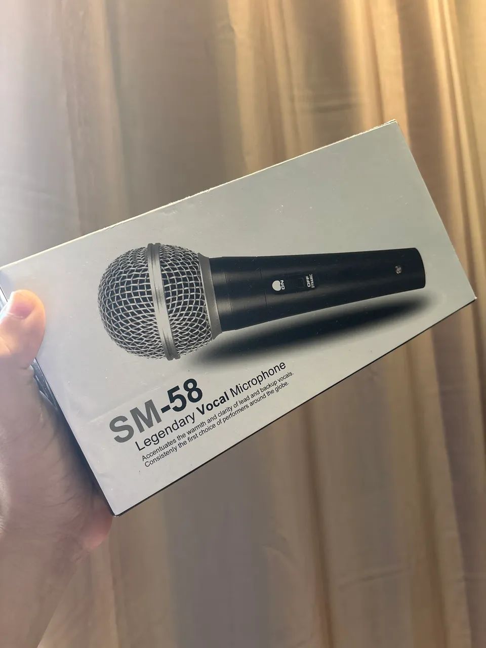 MICROFONE COM FIO 5m PROFISSIONAL- FAÇO ENTREGA