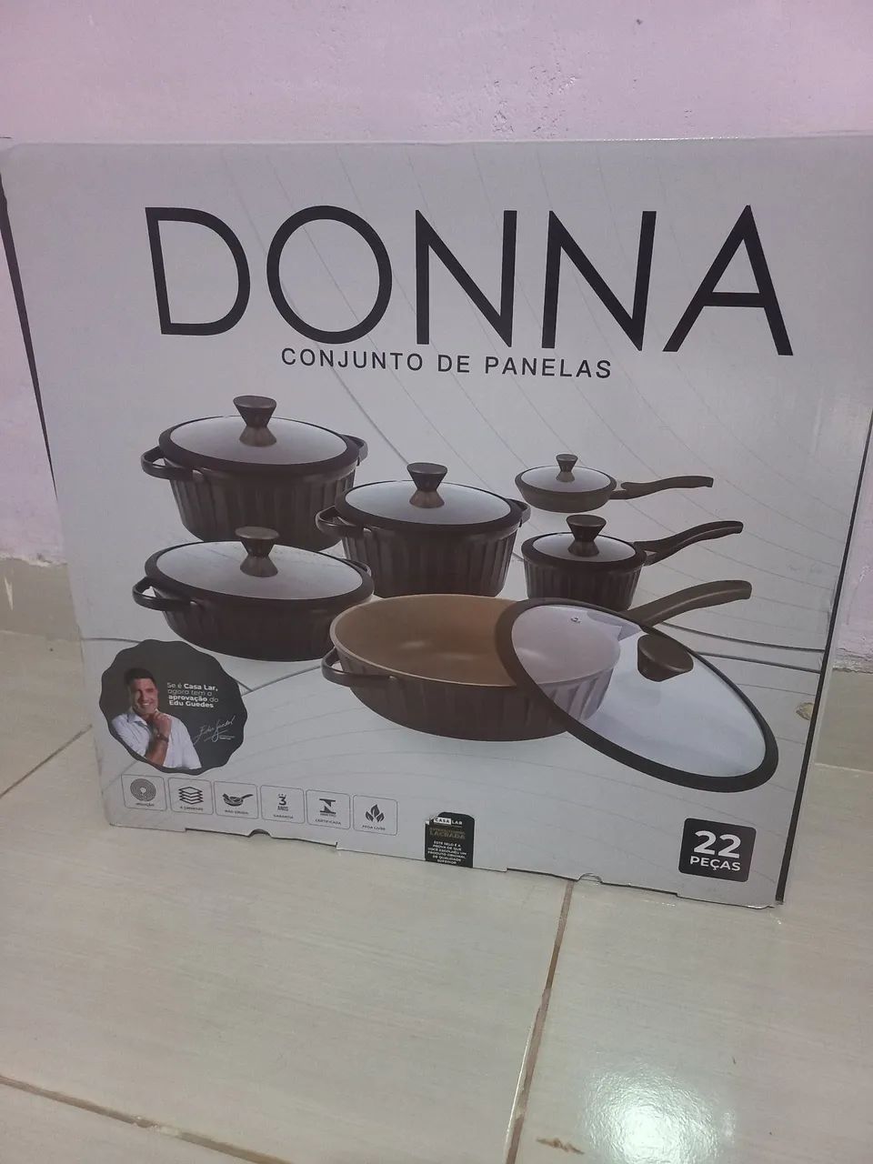 Jogo de panelas DONNA