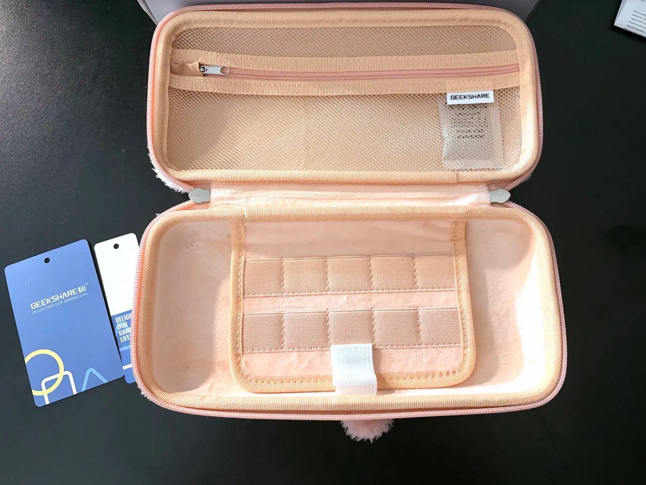 Nintendo switch geekshare case protetora e thumb grips  - Foto 2