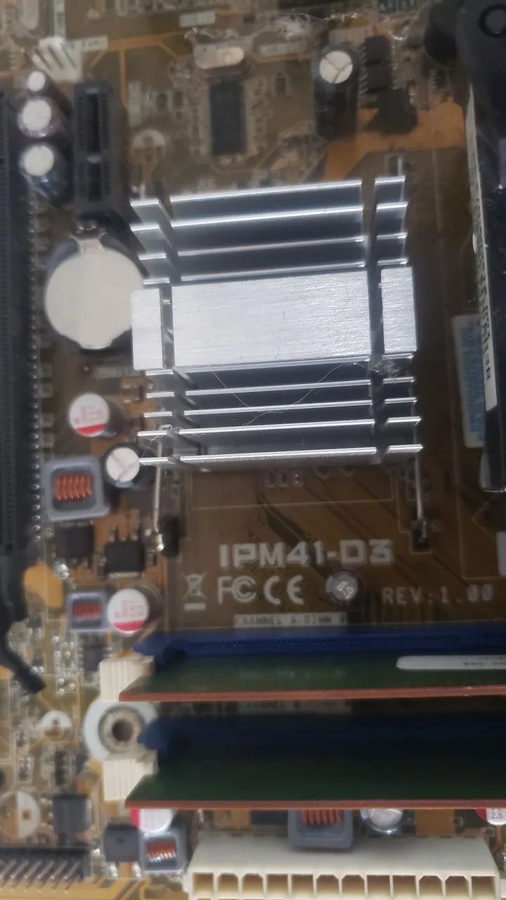 Placa mae 775 + processor + 4gb ram ddr3 1333 funcionando  - Foto 2