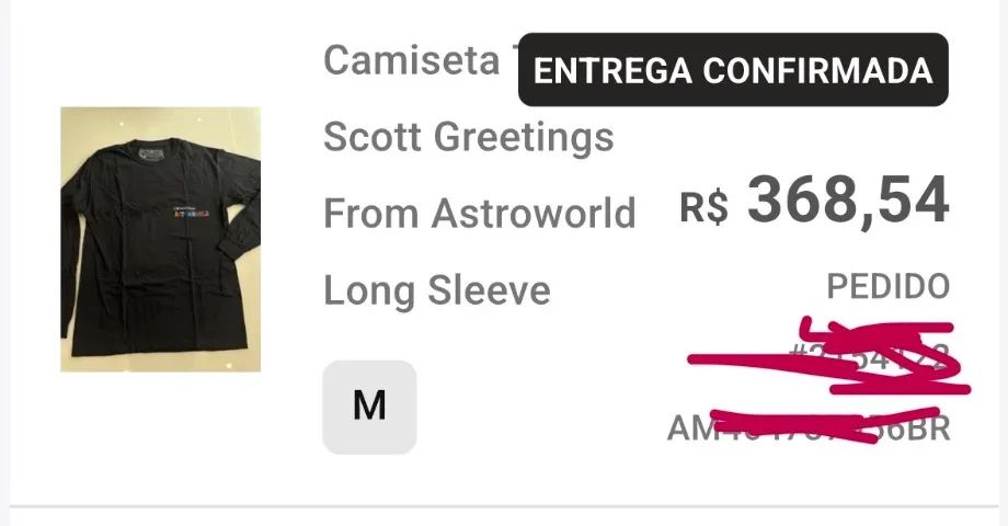 Camisa manga longa astroworld travis scott - Foto 5