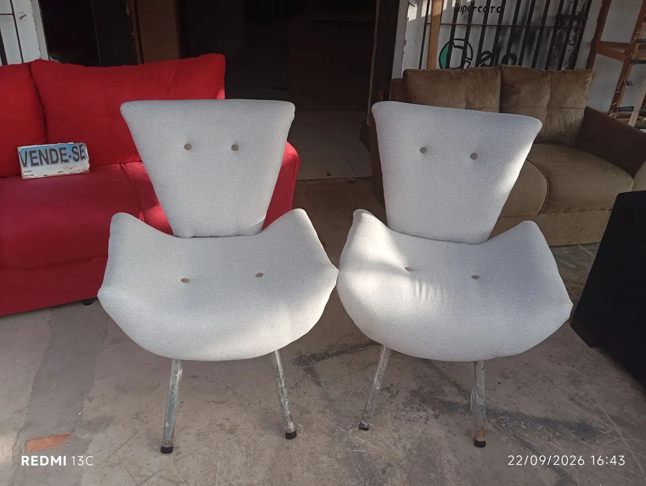 Poltronas linho - Foto 5