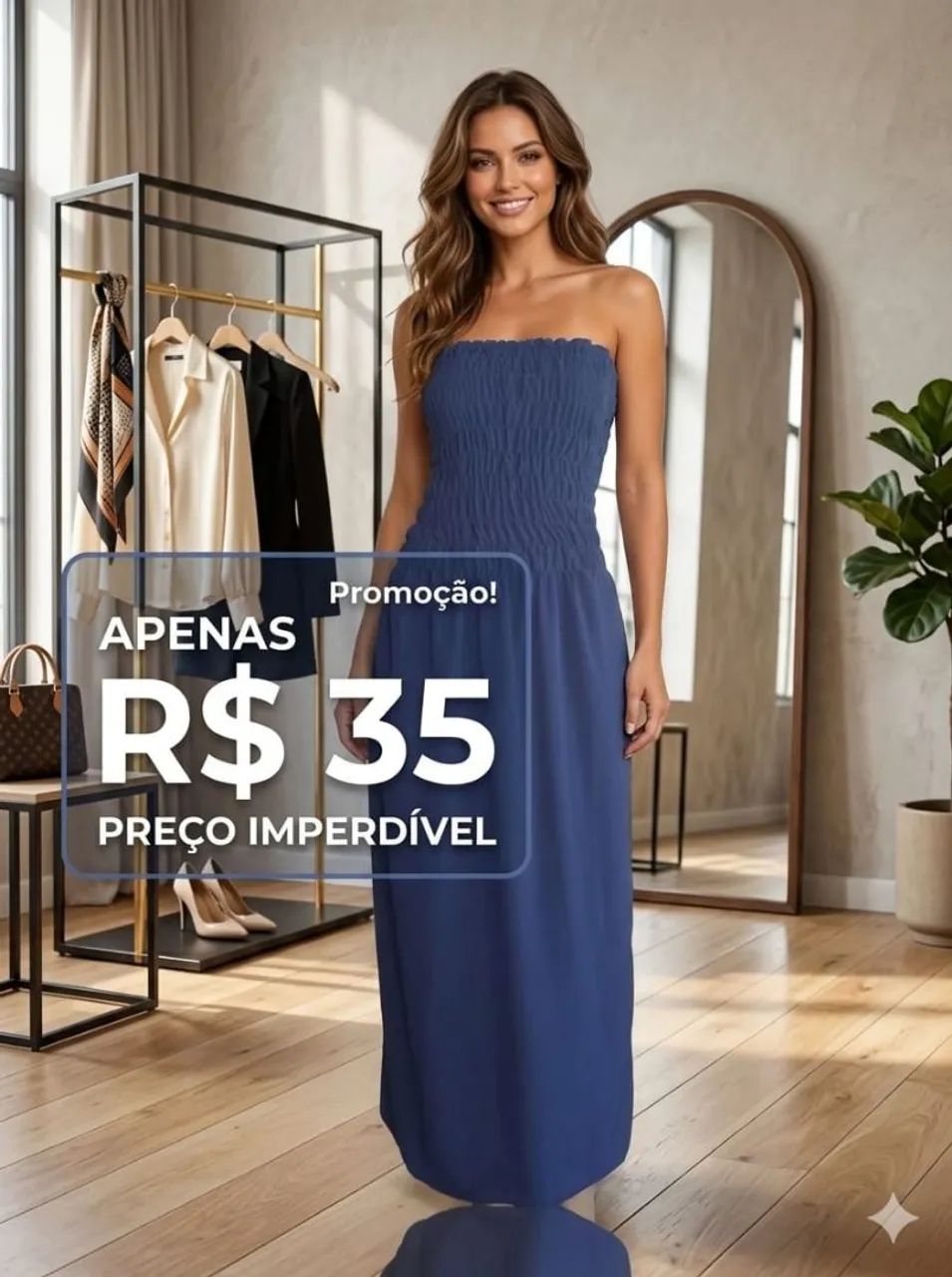 Vestido com Lastex 