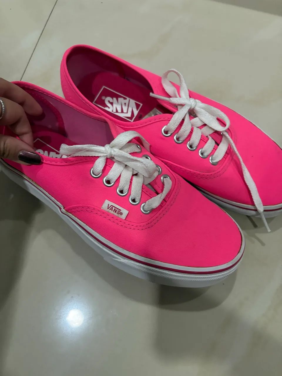 Tênis Vans Original Rosa - Foto 3