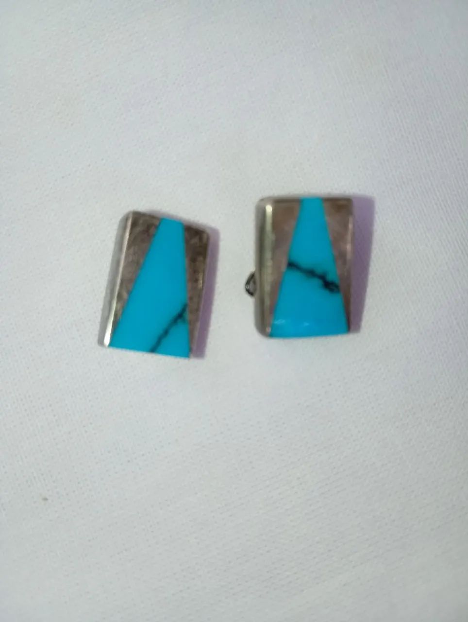 Par de brinco prata 950