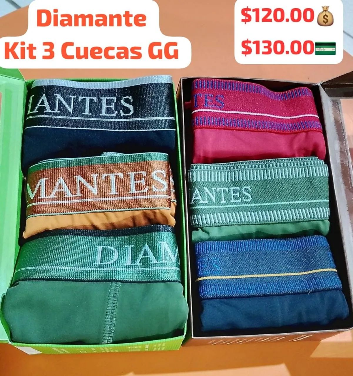 Cueca diamante P ao G3  - Foto 2