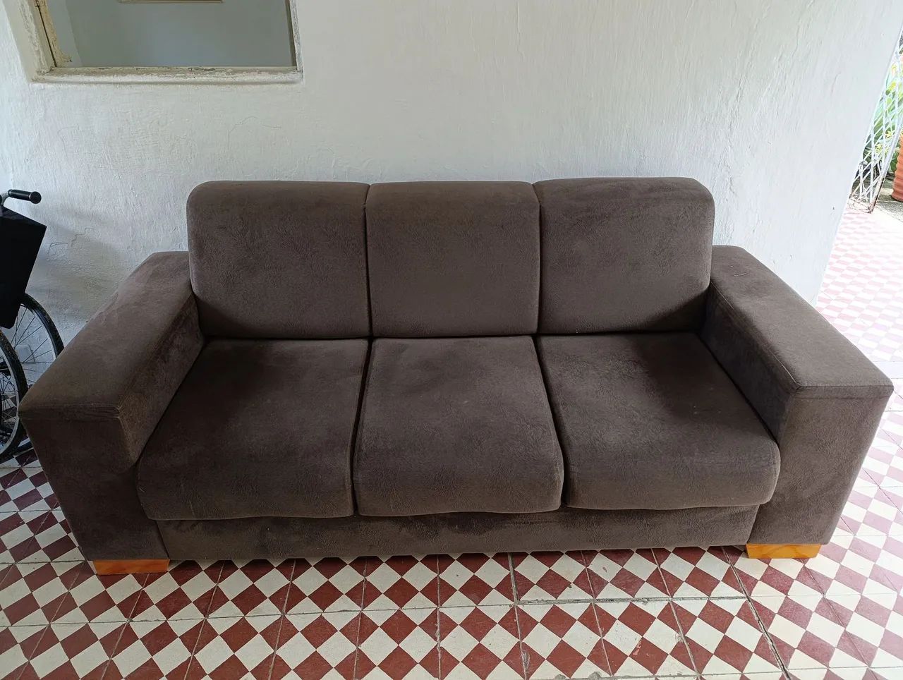 Sofá retrátil 3 lugares