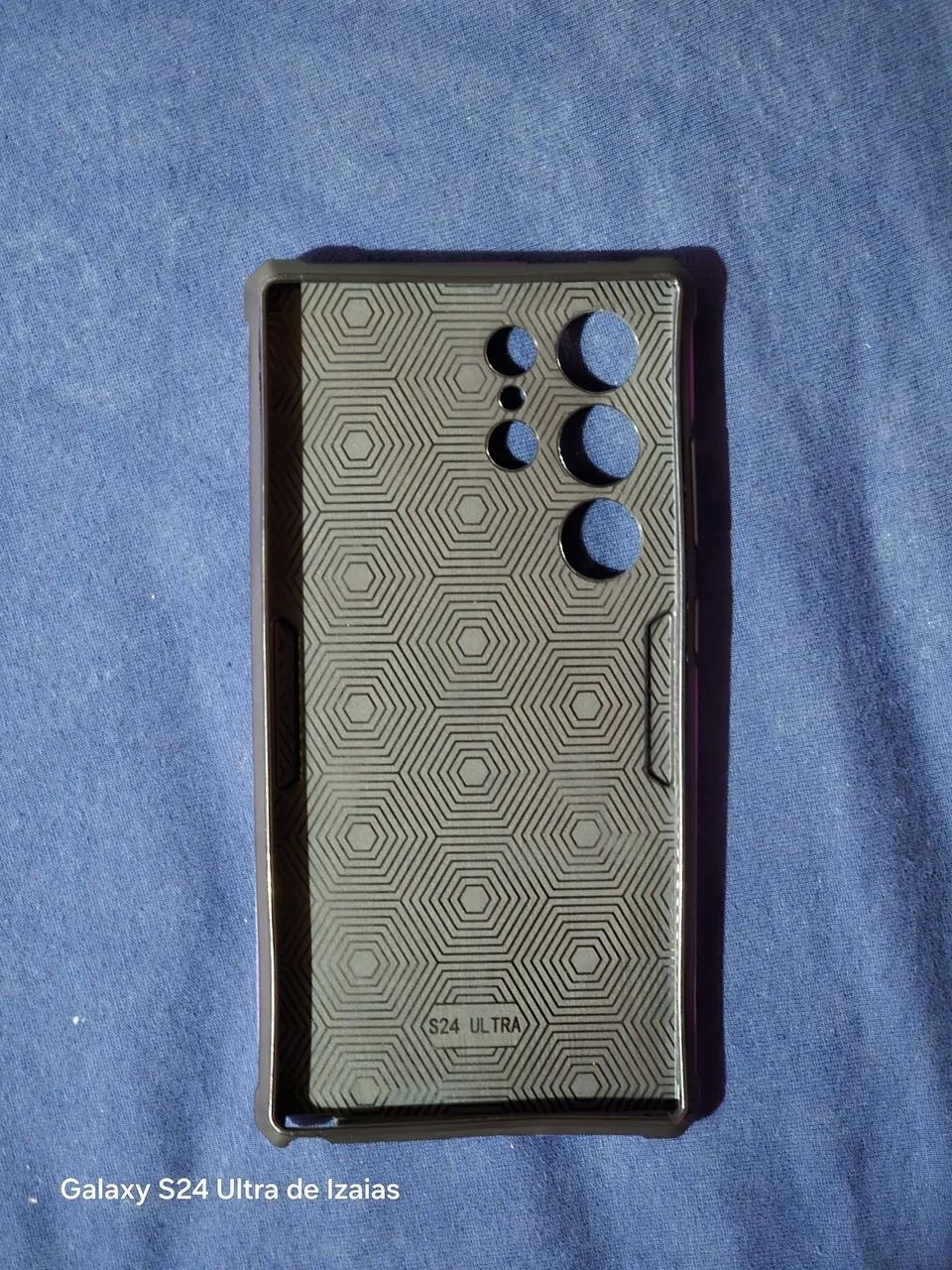 Capa com Anel Roxa Robusta para Galaxy S24 Ultra - Foto 2