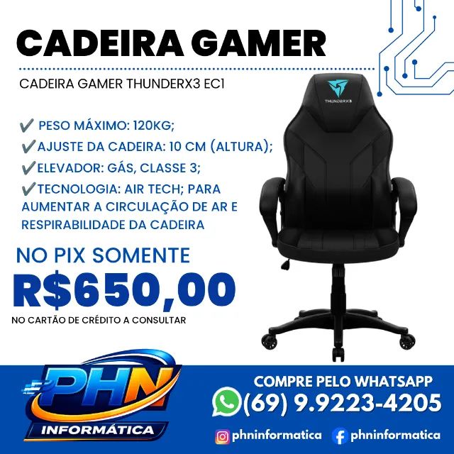 Cadeira Gamer ThunderX3 EC1