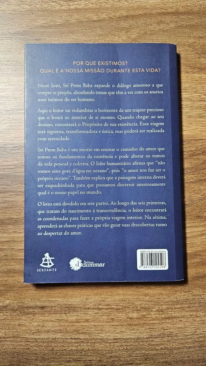Propósito. A coragem de ser quem somos. Sri Prem Baba. Excelente estado de conservação. - Foto 2