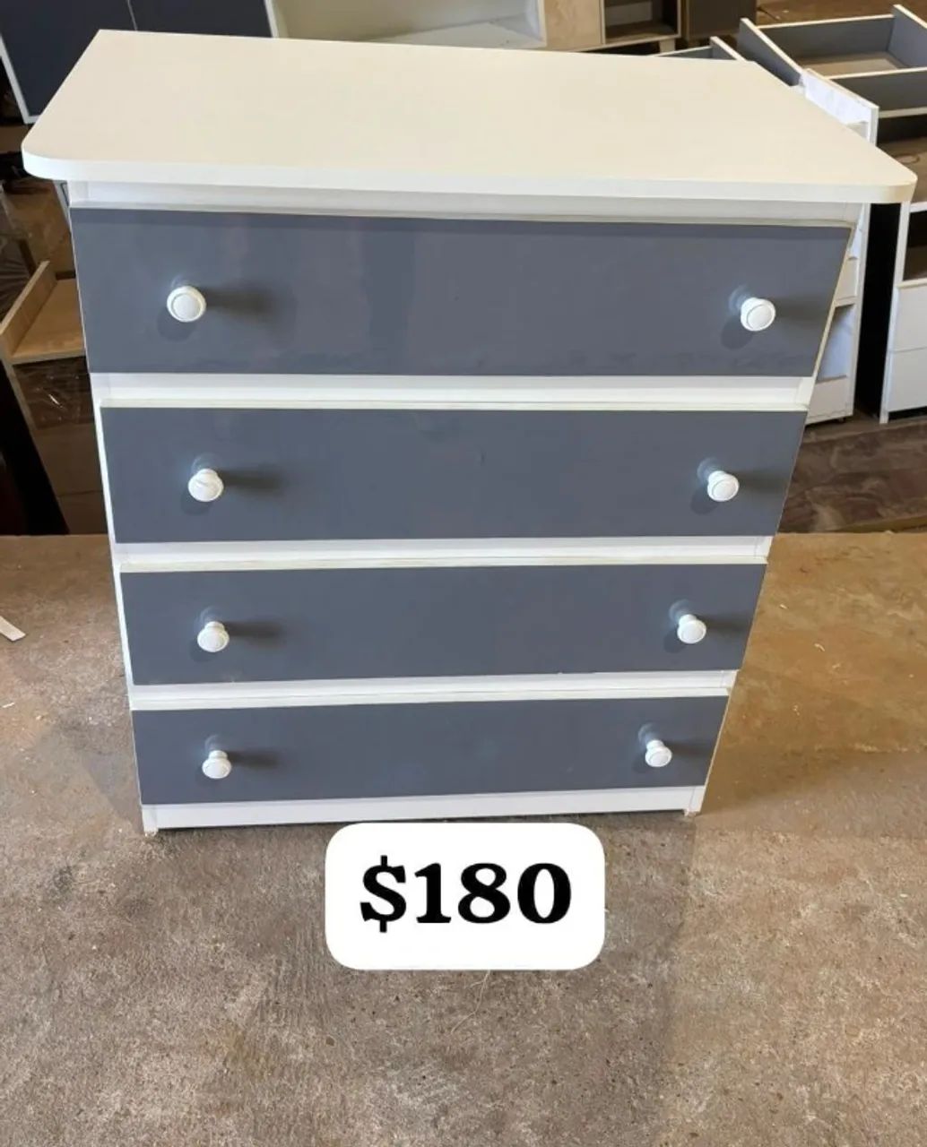 COMODA 4 GAVETAS MDF FRETE GRÁTIS 