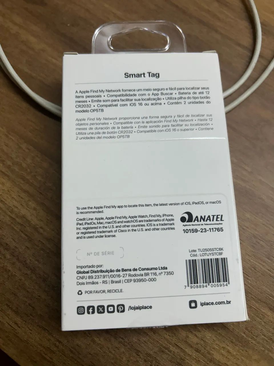 Conjunto 2 smart TAG original Apple Iplace Originais - Foto 3