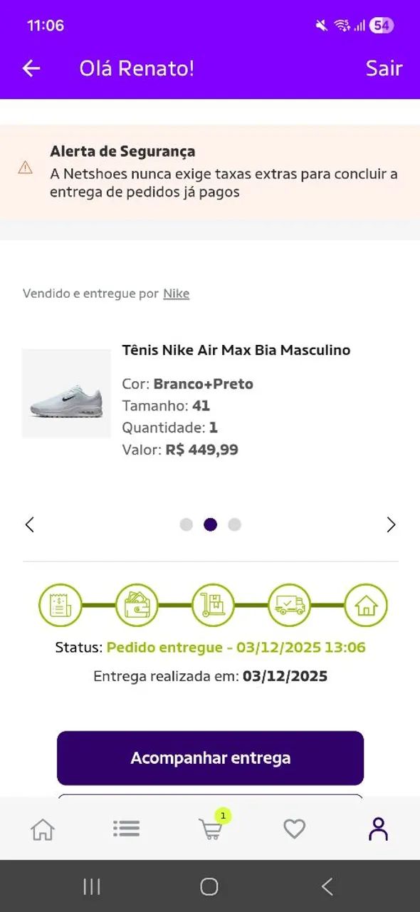 Tênis nike air max bia original tam 41 - Foto 4