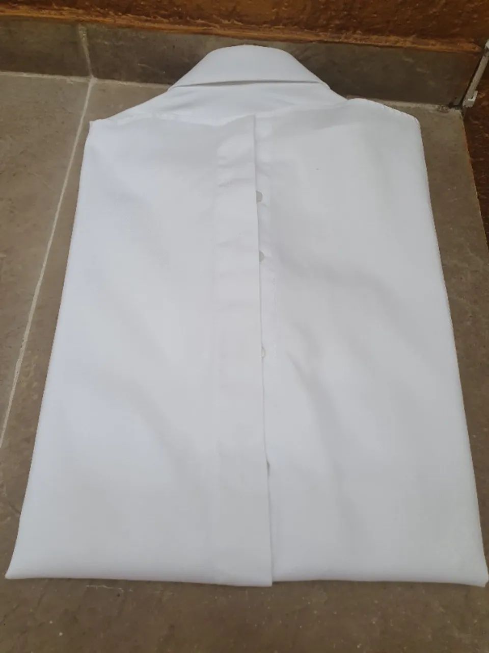 Camisa Social Branca Mangas Compridas  - Foto 4
