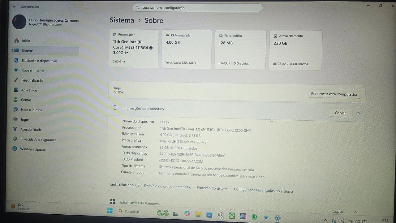 Samsung Book NP550XDA i3 - Foto 2