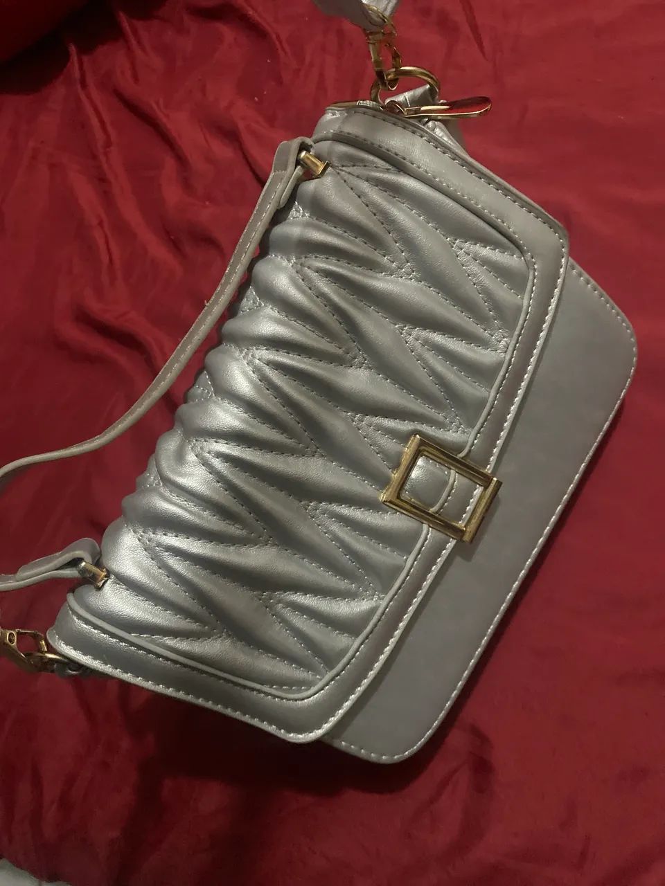 Bolsa cinza nova  - Foto 3
