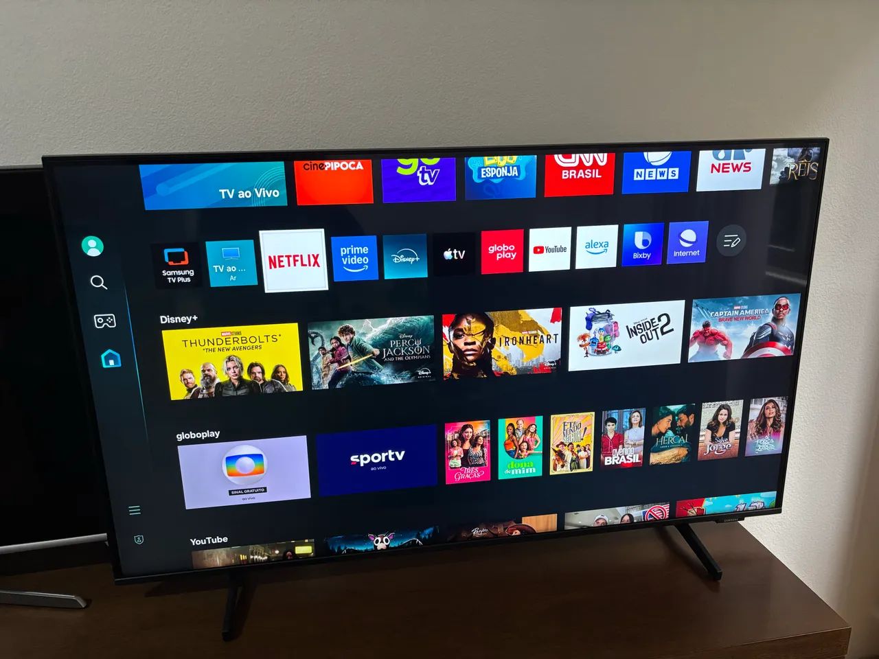 TV Samsung Smart 43 polegadas - 4K Crystal UHD ULTRA - Usada  - Foto 3