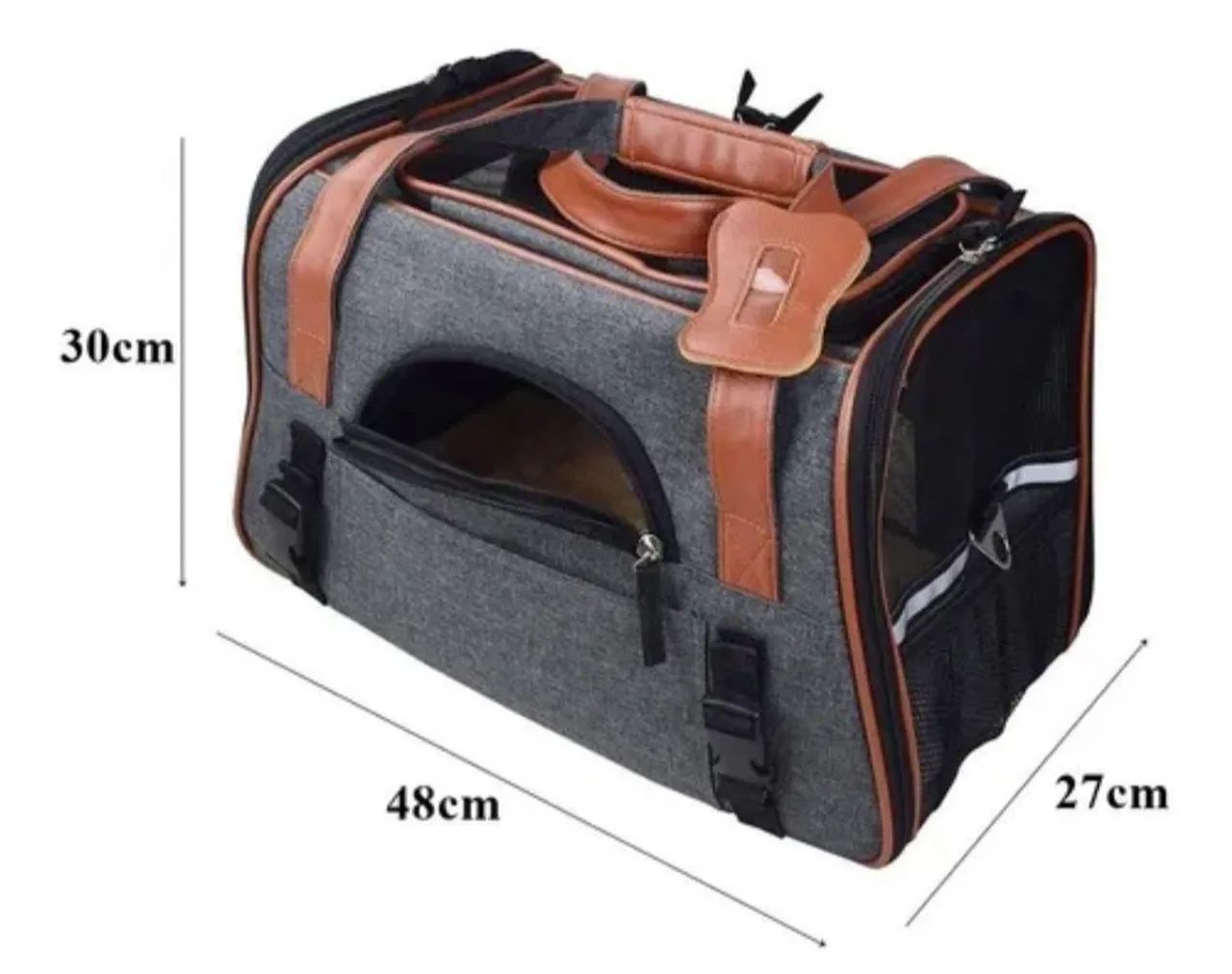 BOLSA DE TRANSPORTE PARA CÃES E GATOS - Foto 6