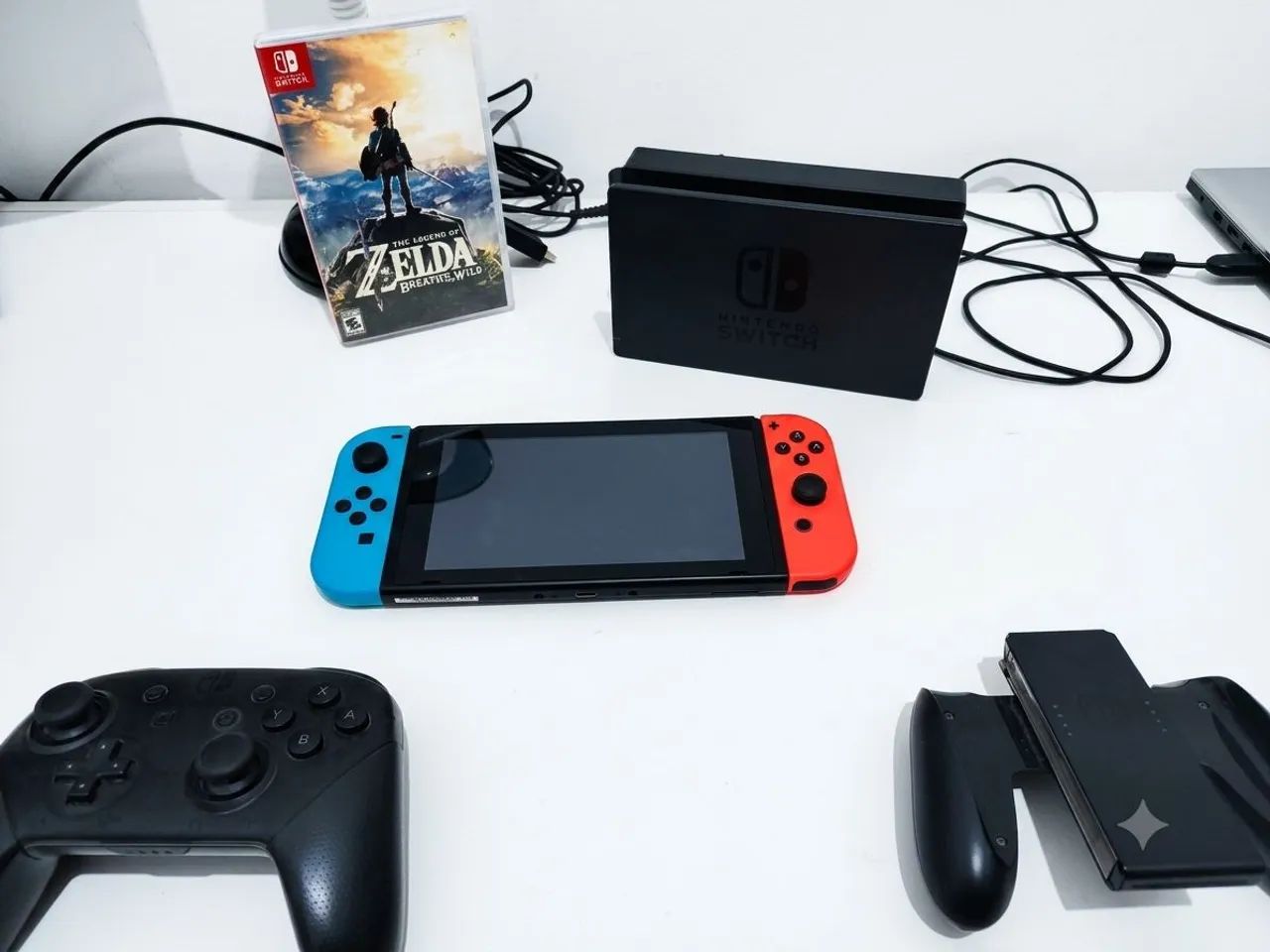Nintendo Switch V1 + Pro Controller + Zelda BOTW | Original - Foto 5
