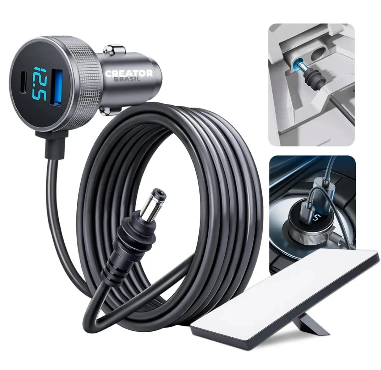 Cabo veicular para Starlink Mini 