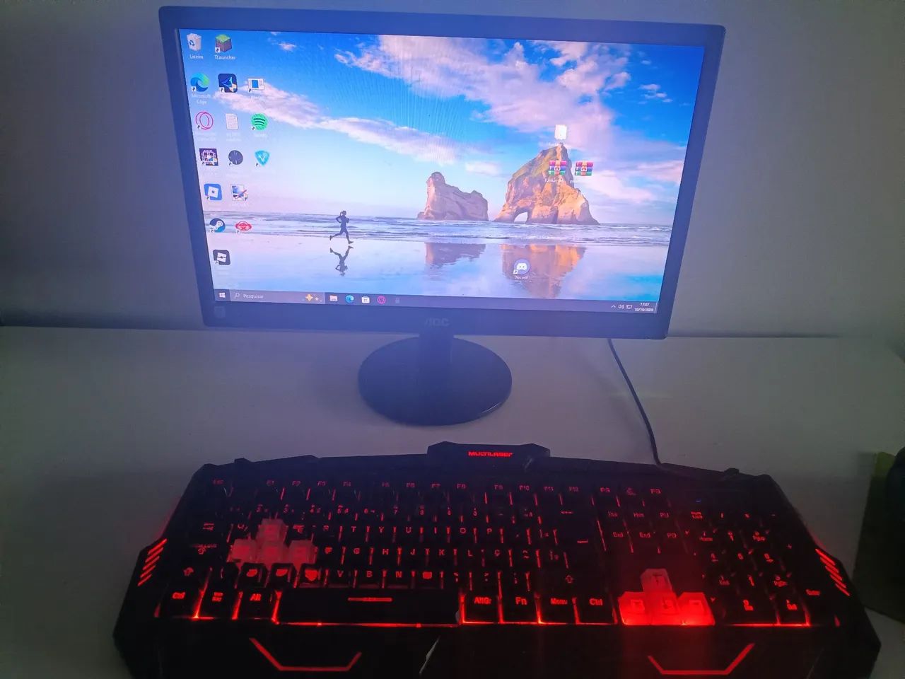 Monitor LED AOC 18,5".