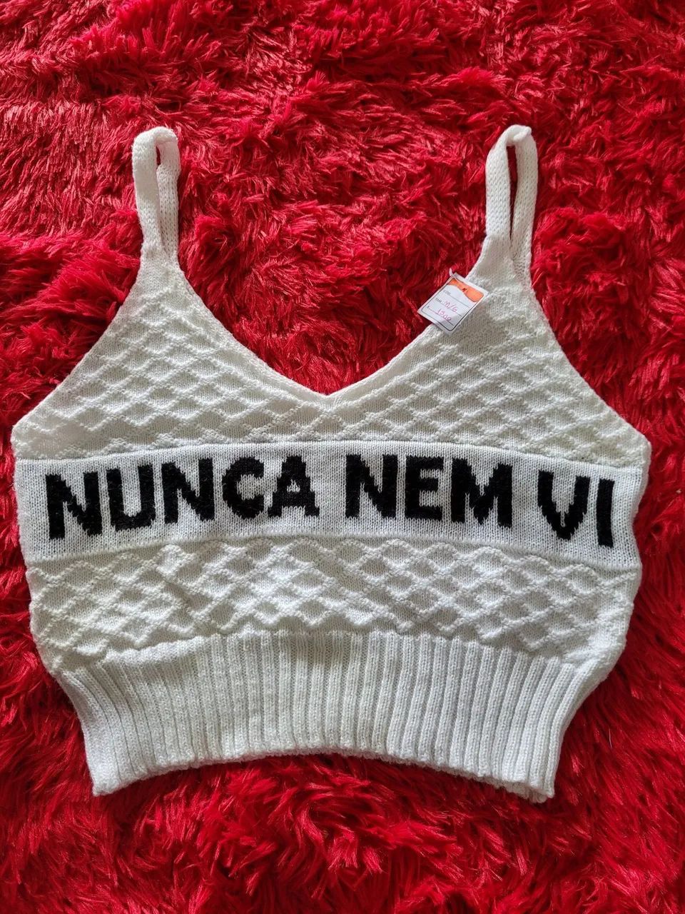 cropped de linha tamanho M/G