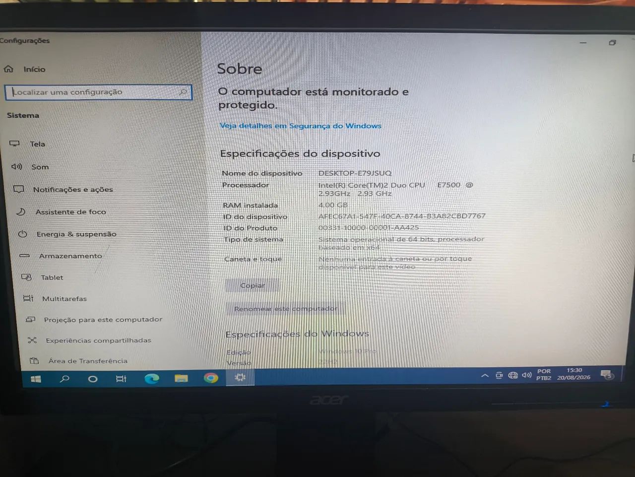Computador Completo Monitor 20` - Foto 4