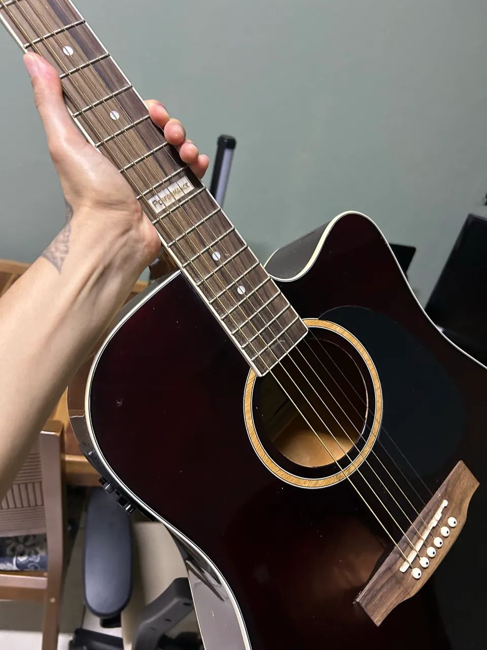 ? Violão Eletroacústico Giannini - Ótimo Estado - Foto 4