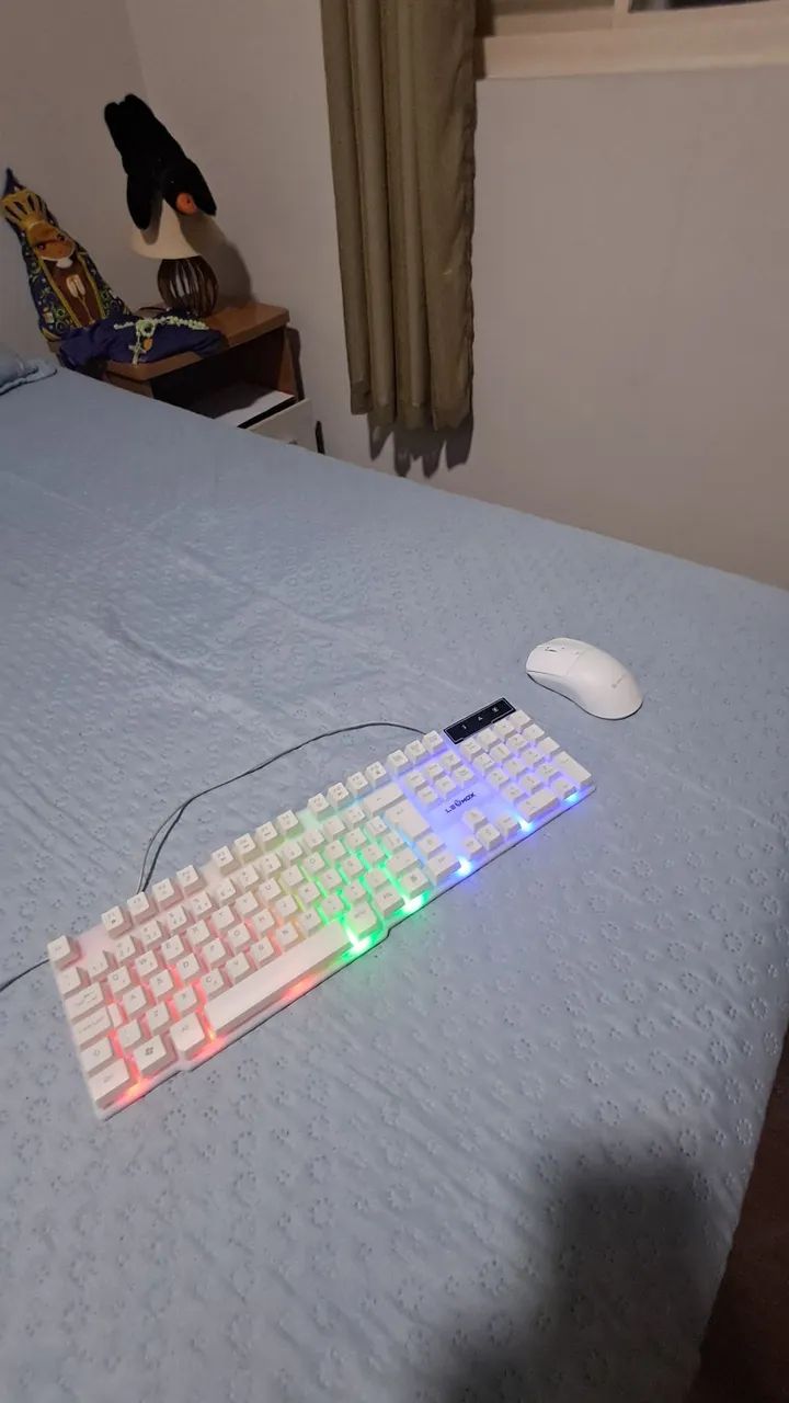 KIT MOUSE,MOUSEPAD E TECLADO RGB - Foto 5
