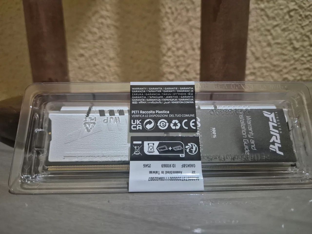 Memória Ram 16gb DDR5 6000mhz Kingston Fury - CL30 - Foto 2