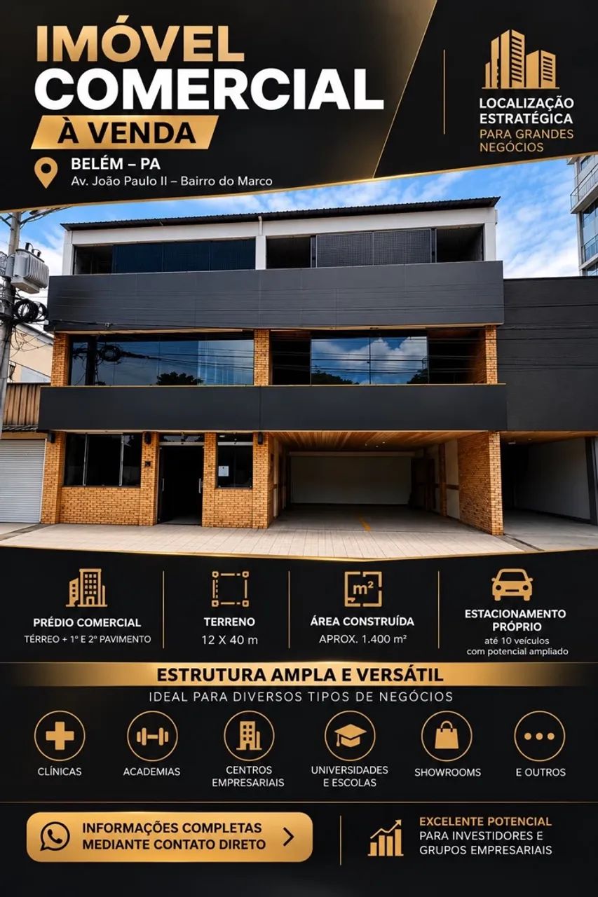 PRÉDIO COMERCIAL À VENDA - BAIRRO MARCO
