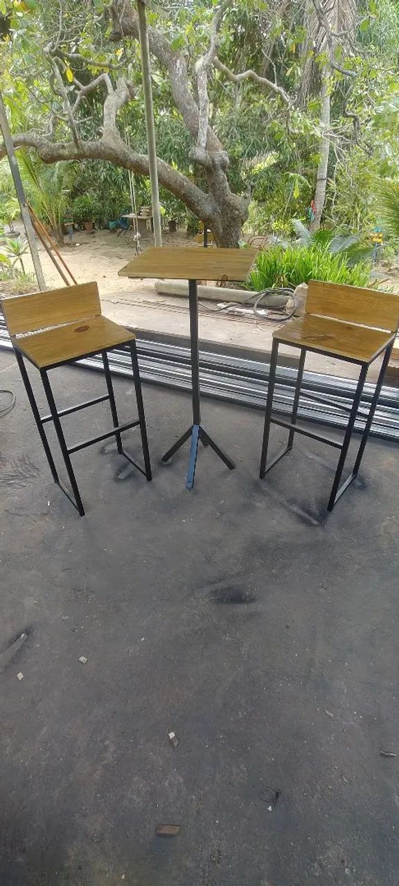 Kit mesa e banquetas - Foto 2