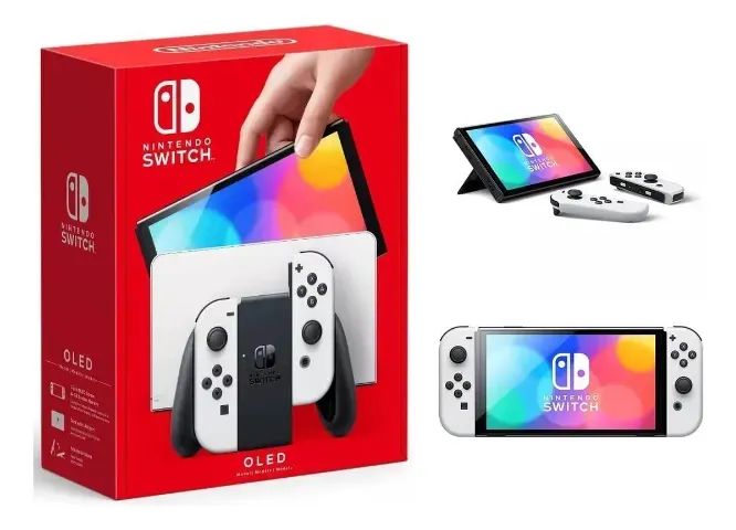  Nintendo Switch OLED - Branco - Foto 2