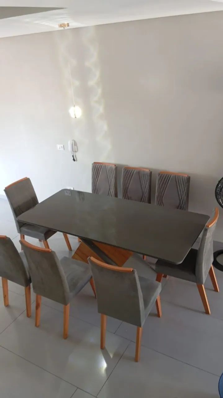 Mesa de jantar com 8 cadeiras  - Foto 3